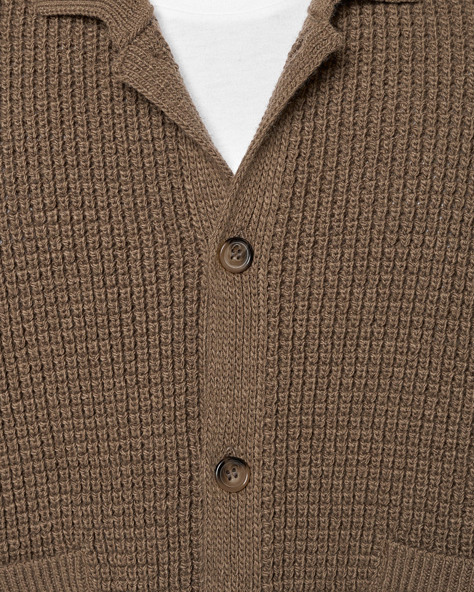eightyfive-tops-knitted-wool-cardigan-strickjacke-brown-grobstrick image 7