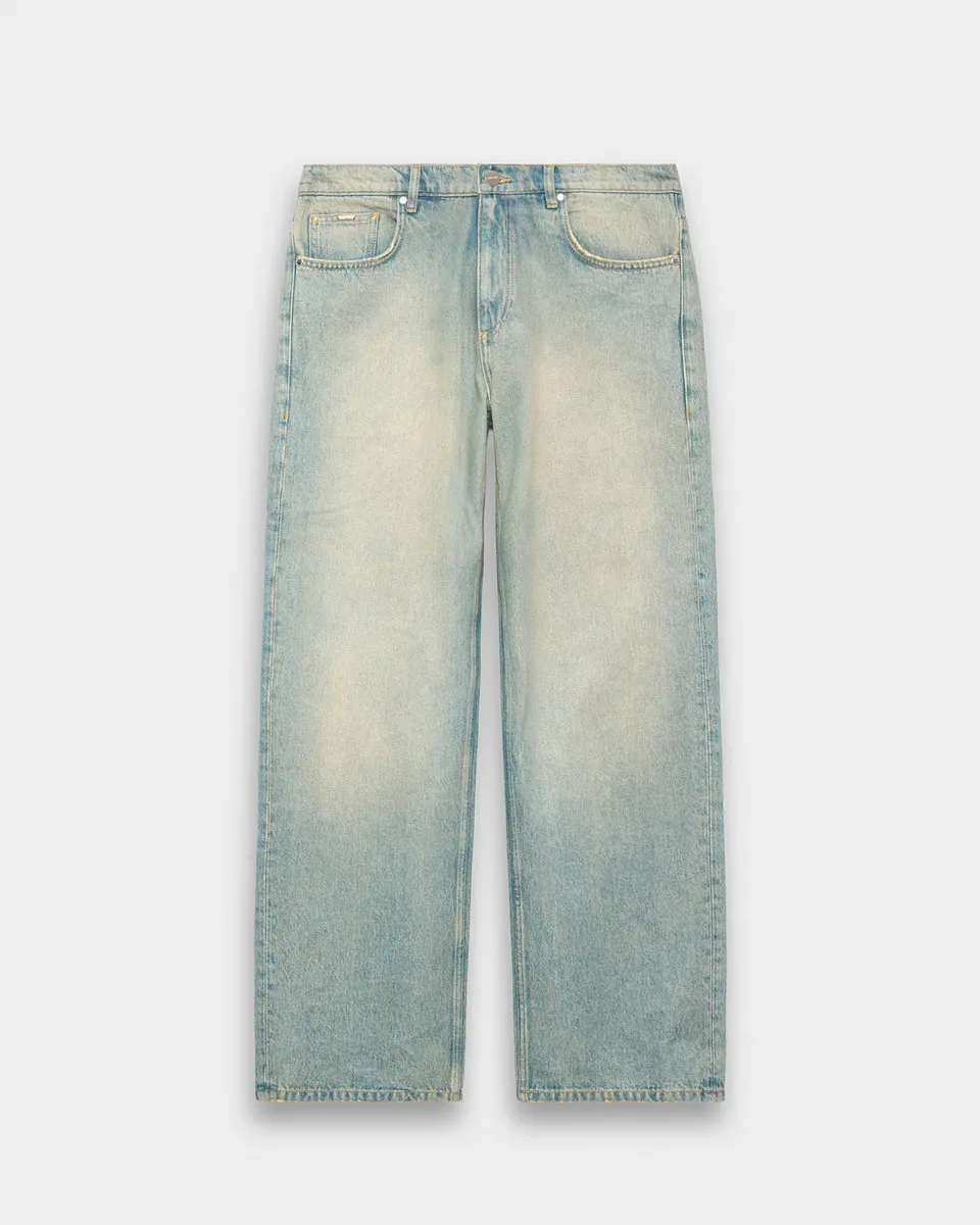 eightyfive-coated-relaxed-denim-jeans-island-blue image 1