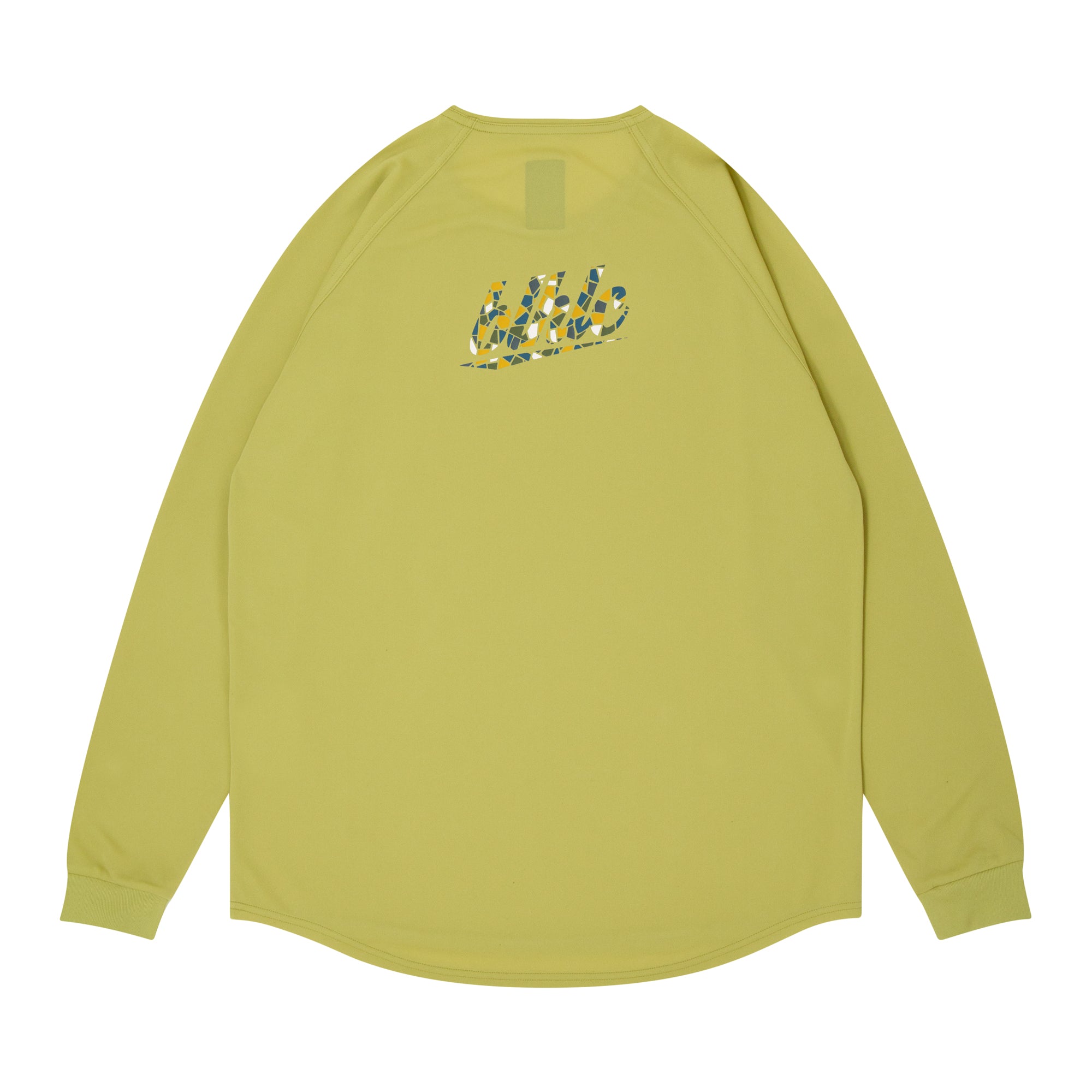 ballaholic-blhlc-back-print-cool-long-tee-longsleeve-beige-mosaic image 1