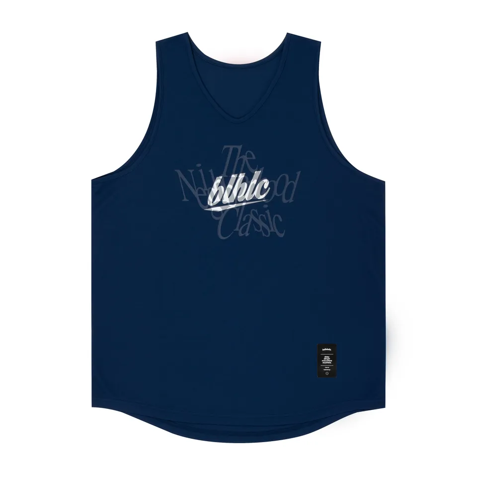ballaholic-neighborhood-classic-tank-top-navy-grau image 1