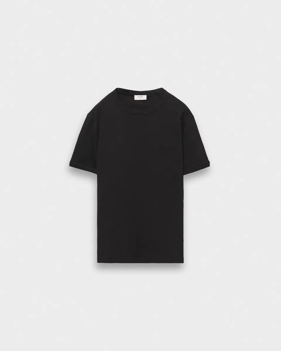 eightyfive-signature-slim-fit-t-shirt-schwarz-baumwolle image 1