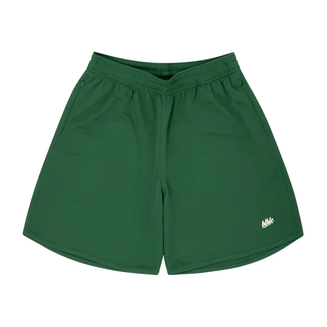 ballaholic-shorts-basic-zip-shorts-gr-n-basketballshorts image 1