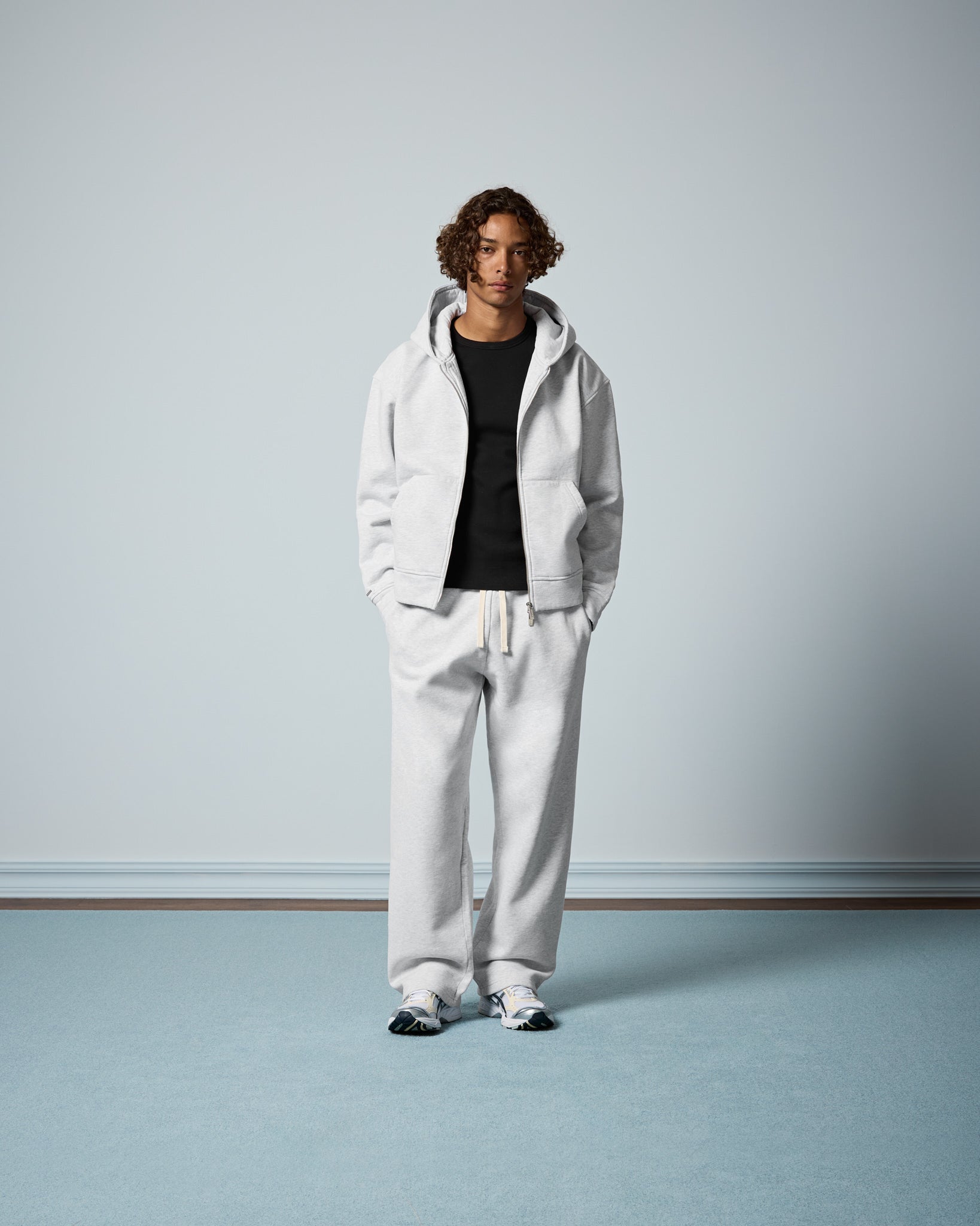eightyfive-signature-heavy-zip-hoodie-ash-grey-490gsm image 4