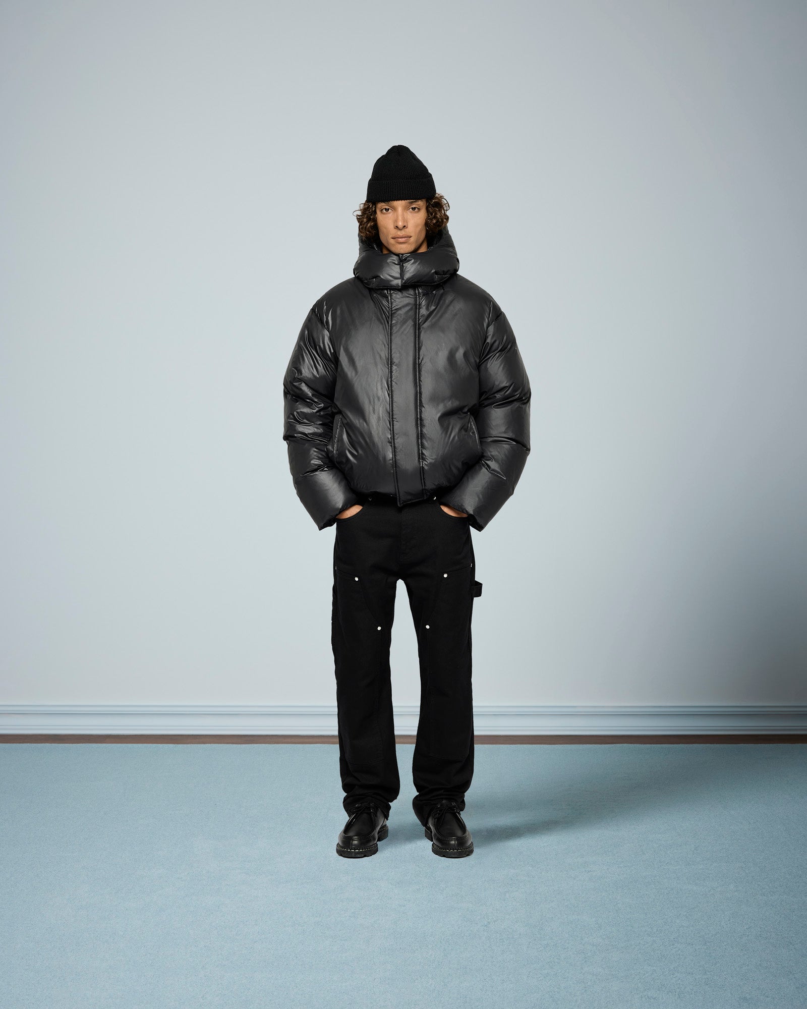 eightyfive-glossed-down-puffer-jacket-v3-jacke-black-daunen image 4