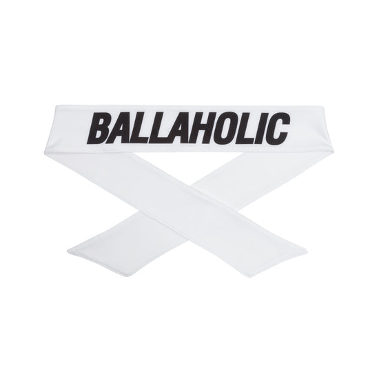 ballaholic-logo-head-tie-stirnband-weiss-logo-print image 2