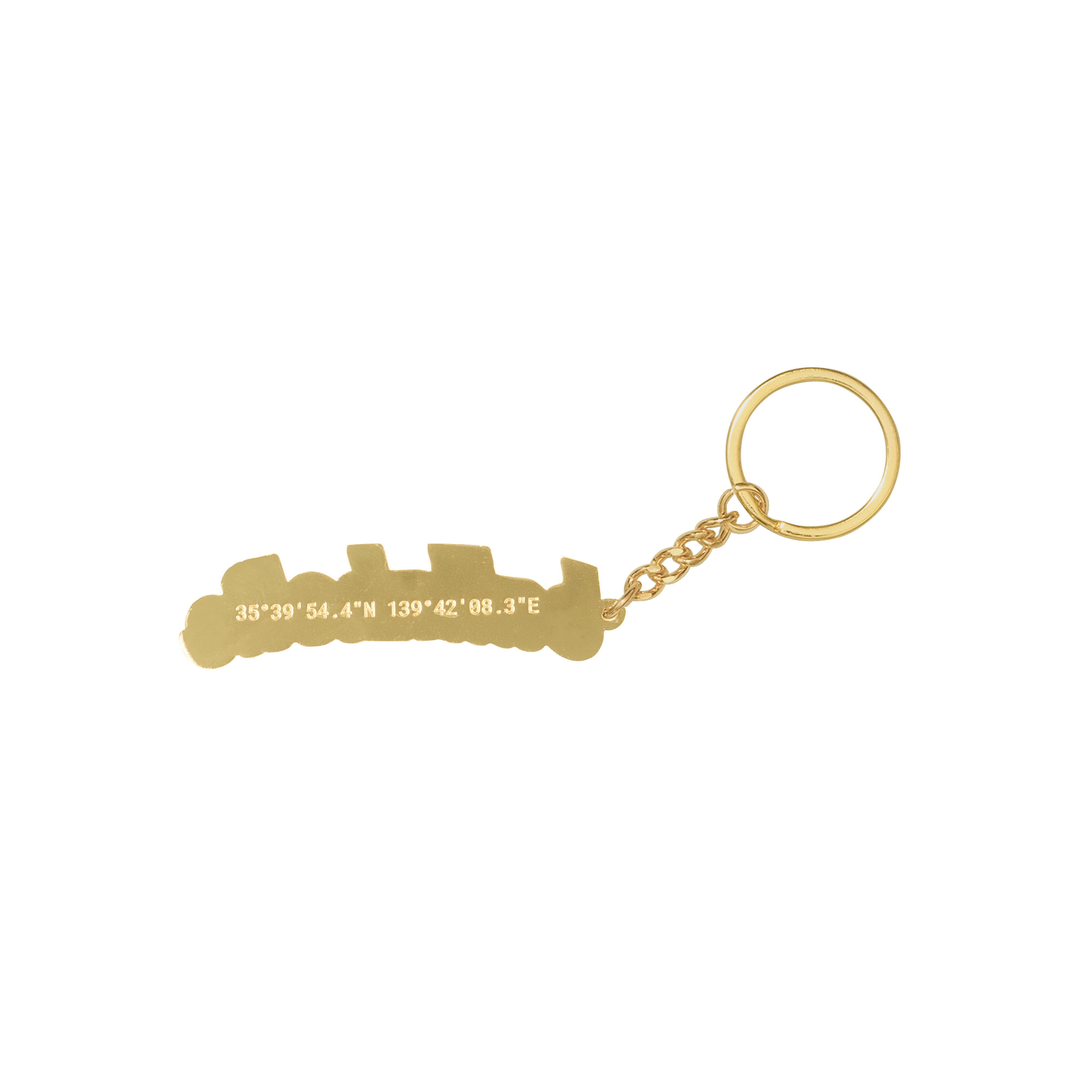 ballaholic-logo-keychain-schl-sselanh-nger-gold-dunkelrot image 2