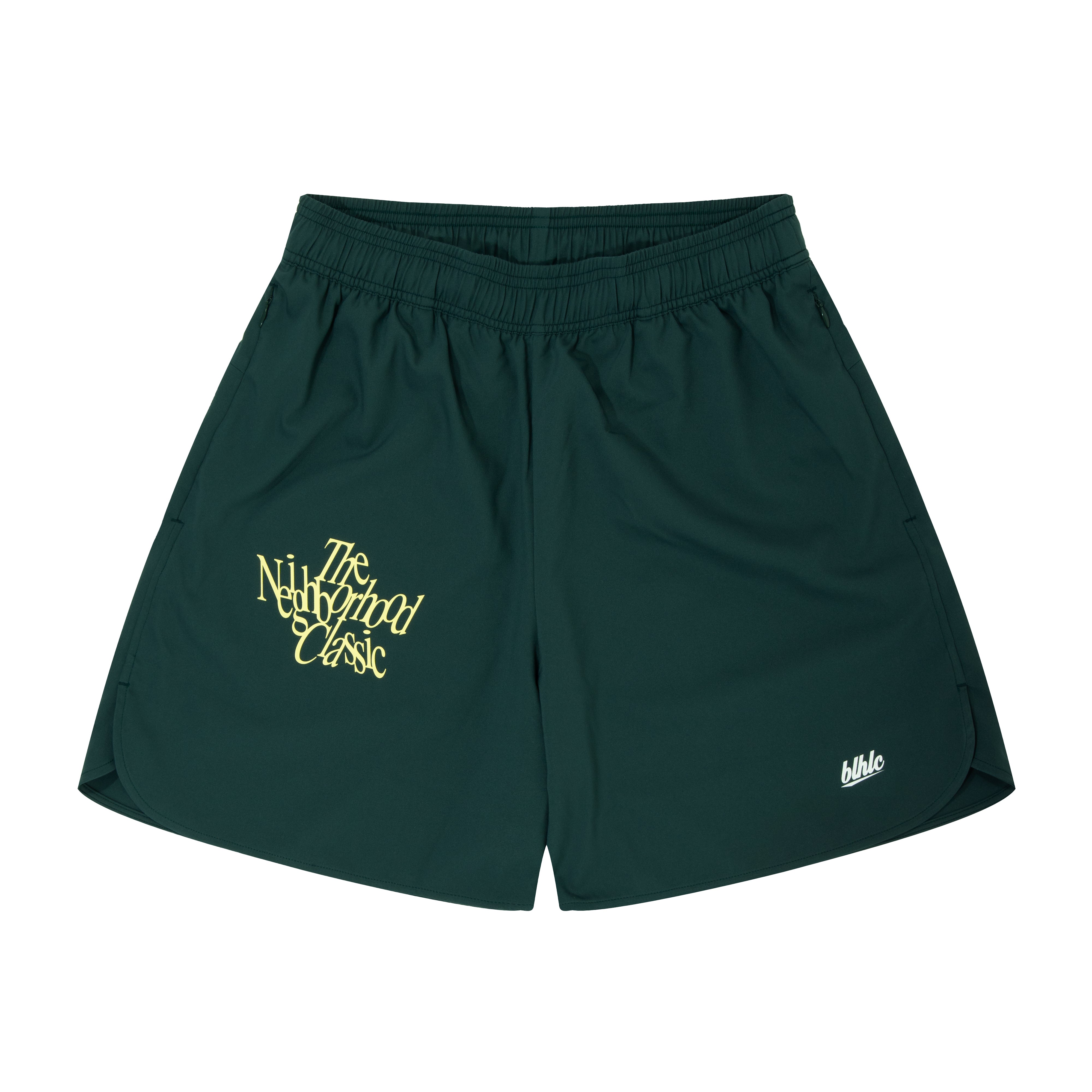 ballaholic-neighborhood-classic-zip-shorts-dunkelgr-n image 1