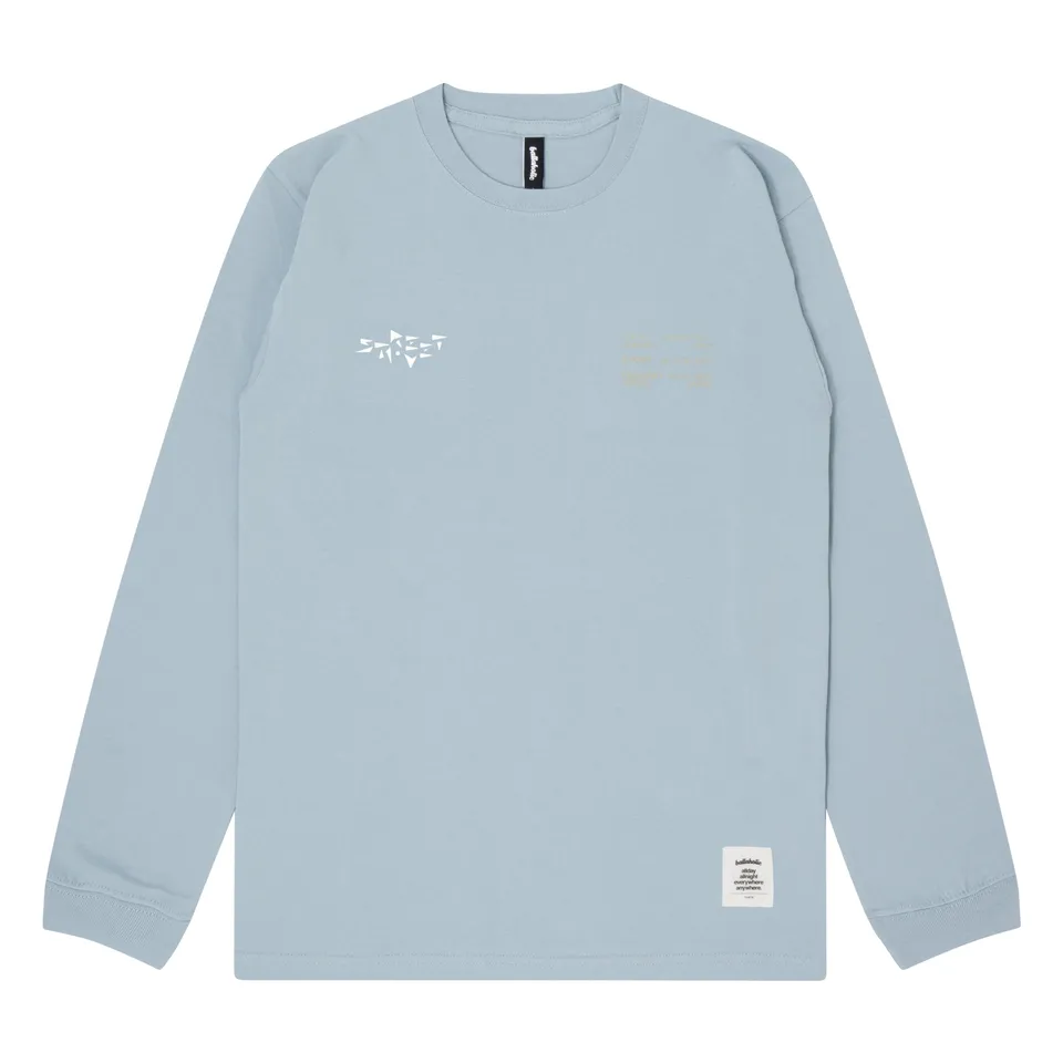 ballaholic-streetmove-tsc-long-tee-langarmshirt-slate-blue image 1