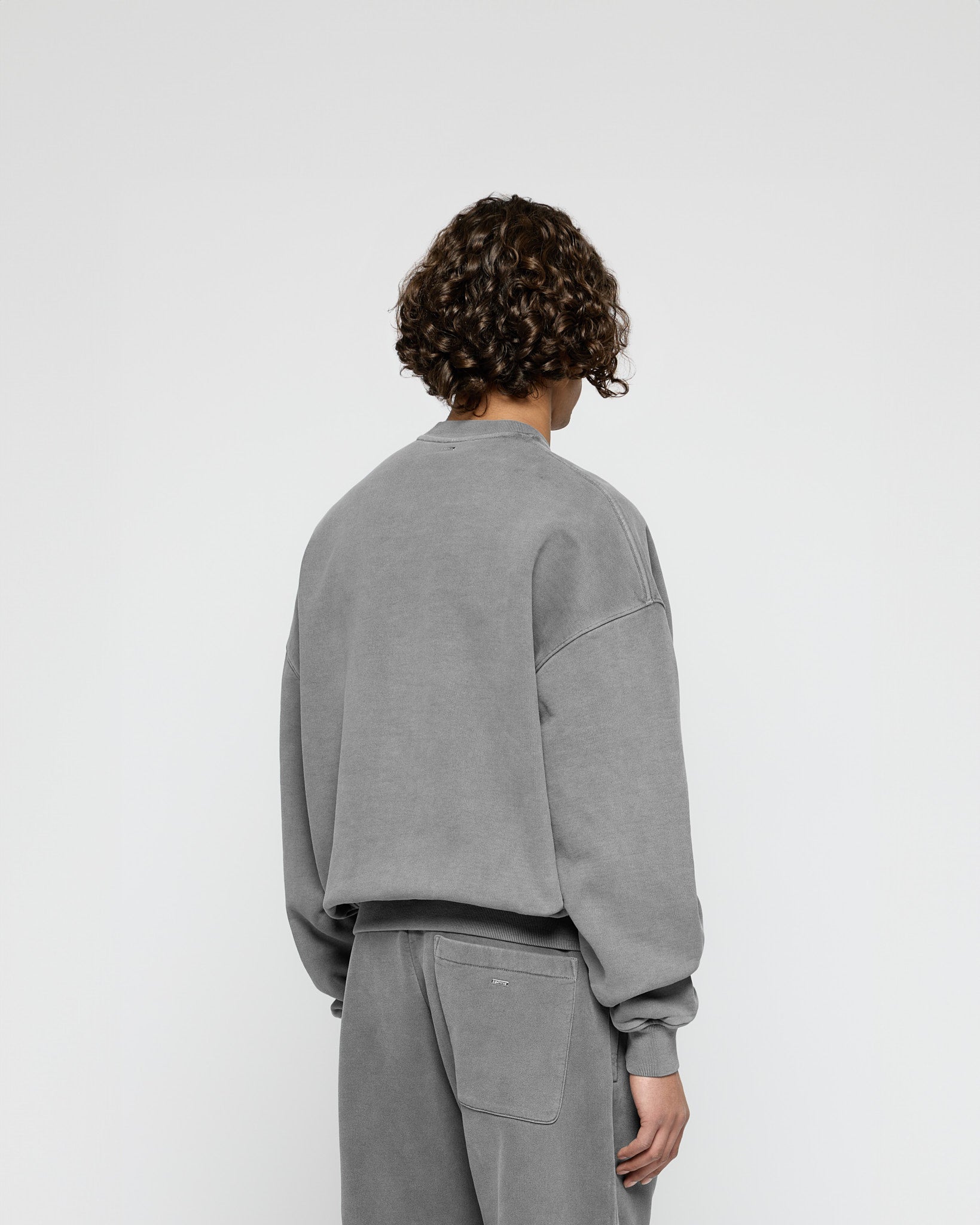 eightyfive-signature-oversized-crewneck-sweater-pullover-stone-grey image 4
