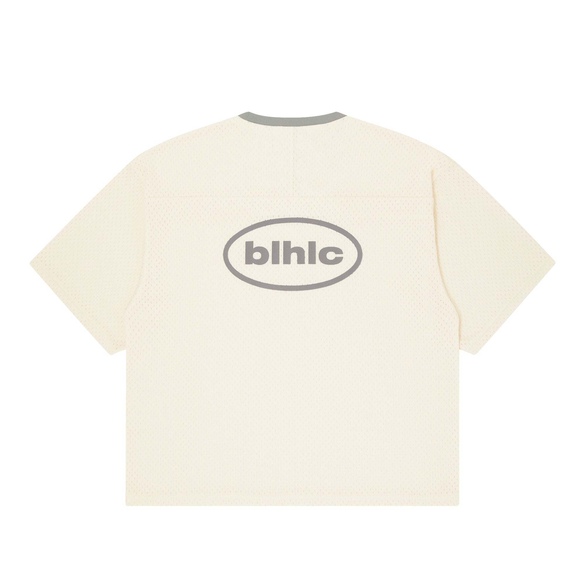 ballaholic-cotton-tees-blhlc-oval-logo-mesh-tee-ivory image 2