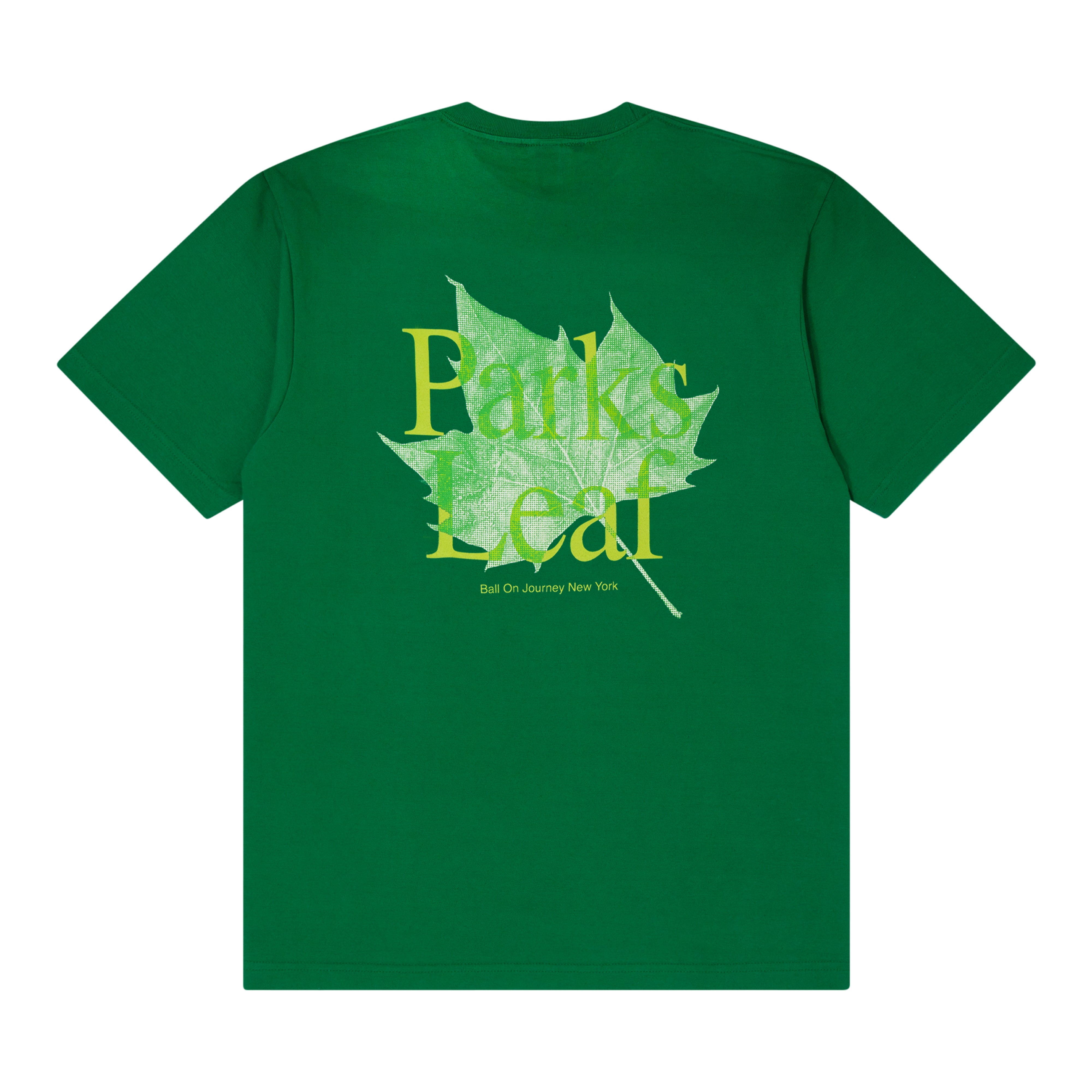 ballaholic-cotton-tees-parks-leaf-tee-t-shirt-gr-n image 1