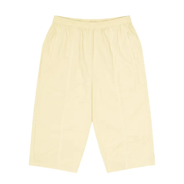 ballaholic-logo-nylon-cropped-pants-ivory-nylonhose image 1
