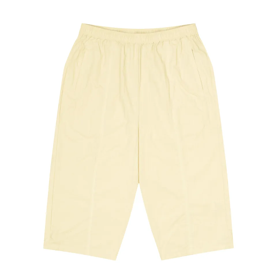 ballaholic-logo-nylon-cropped-pants-ivory-nylonhose image 1