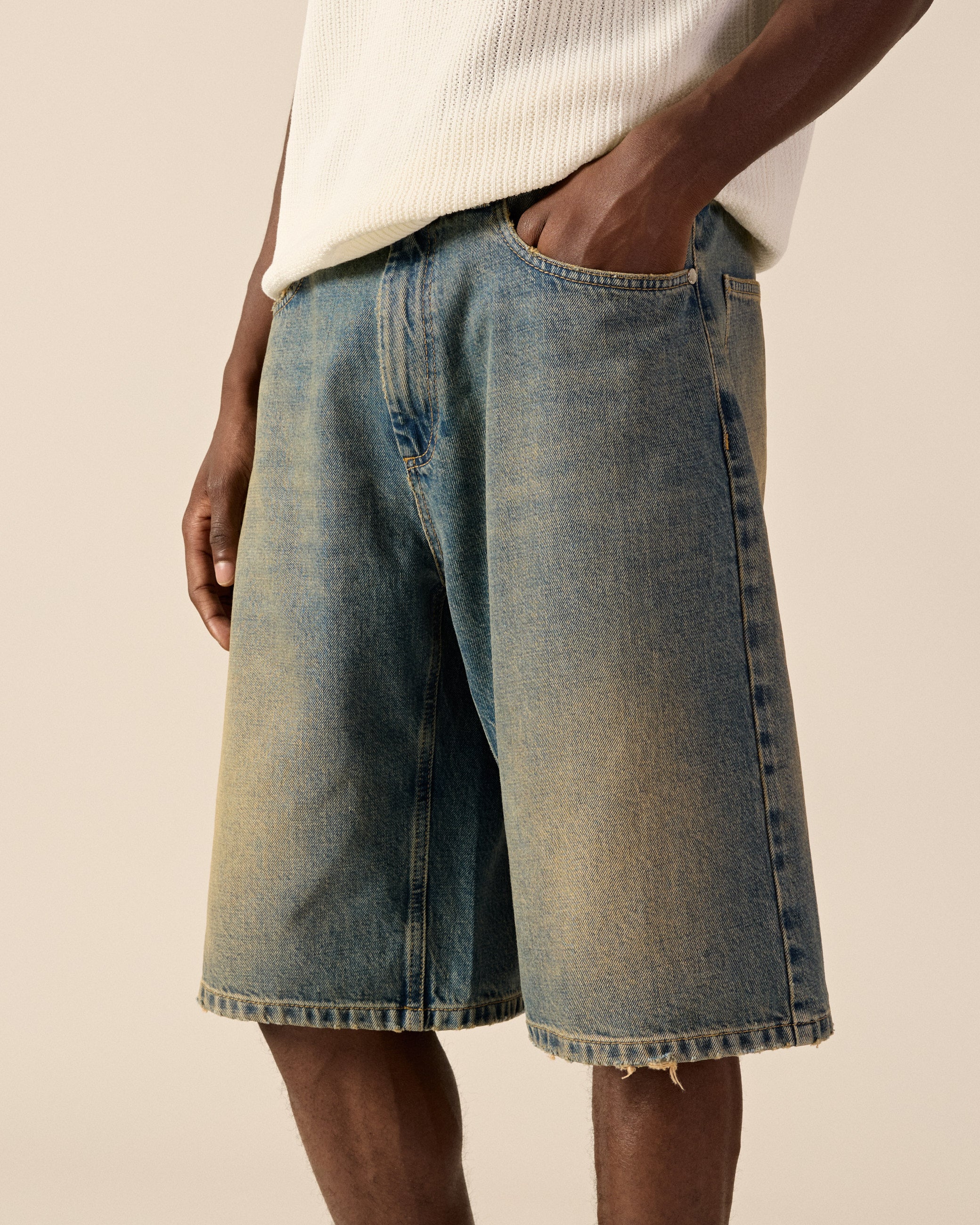 eightyfive-distressed-baggy-jorts-shorts-azure-blue image 6