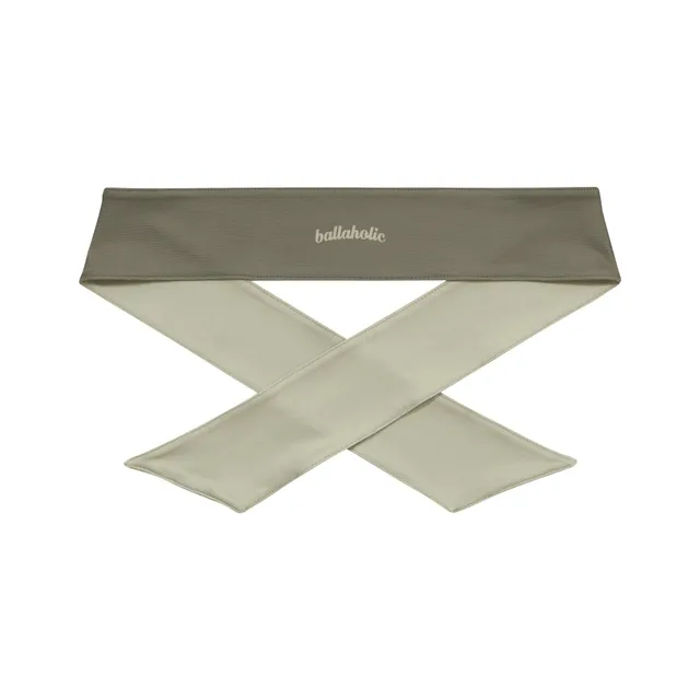 ballaholic-logo-head-tie-stirnband-charcoal-gray image 1