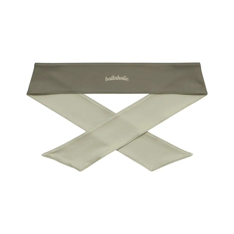 ballaholic-logo-head-tie-stirnband-charcoal-gray image 1