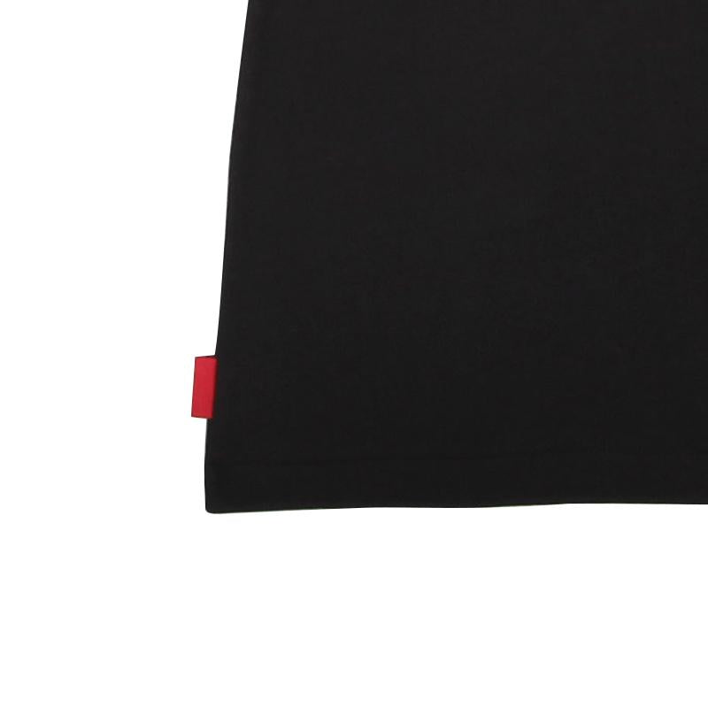 le-fix-rib-stripe-t-shirt-schwarz-regular-fit-logo image 4