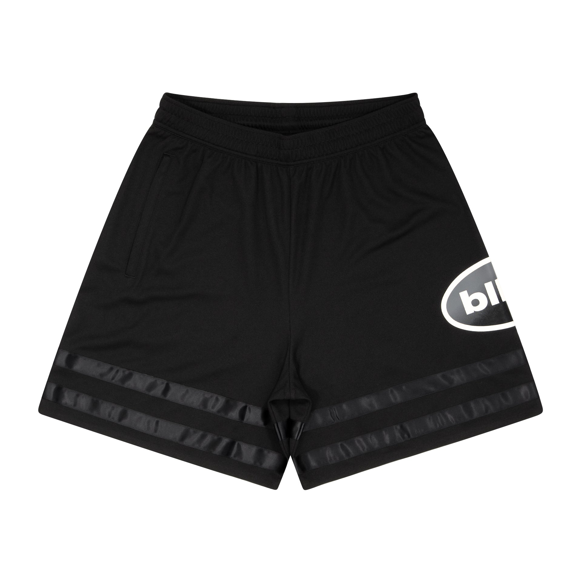 ballaholic-blhlc-oval-logo-zip-shorts-schwarz image 1
