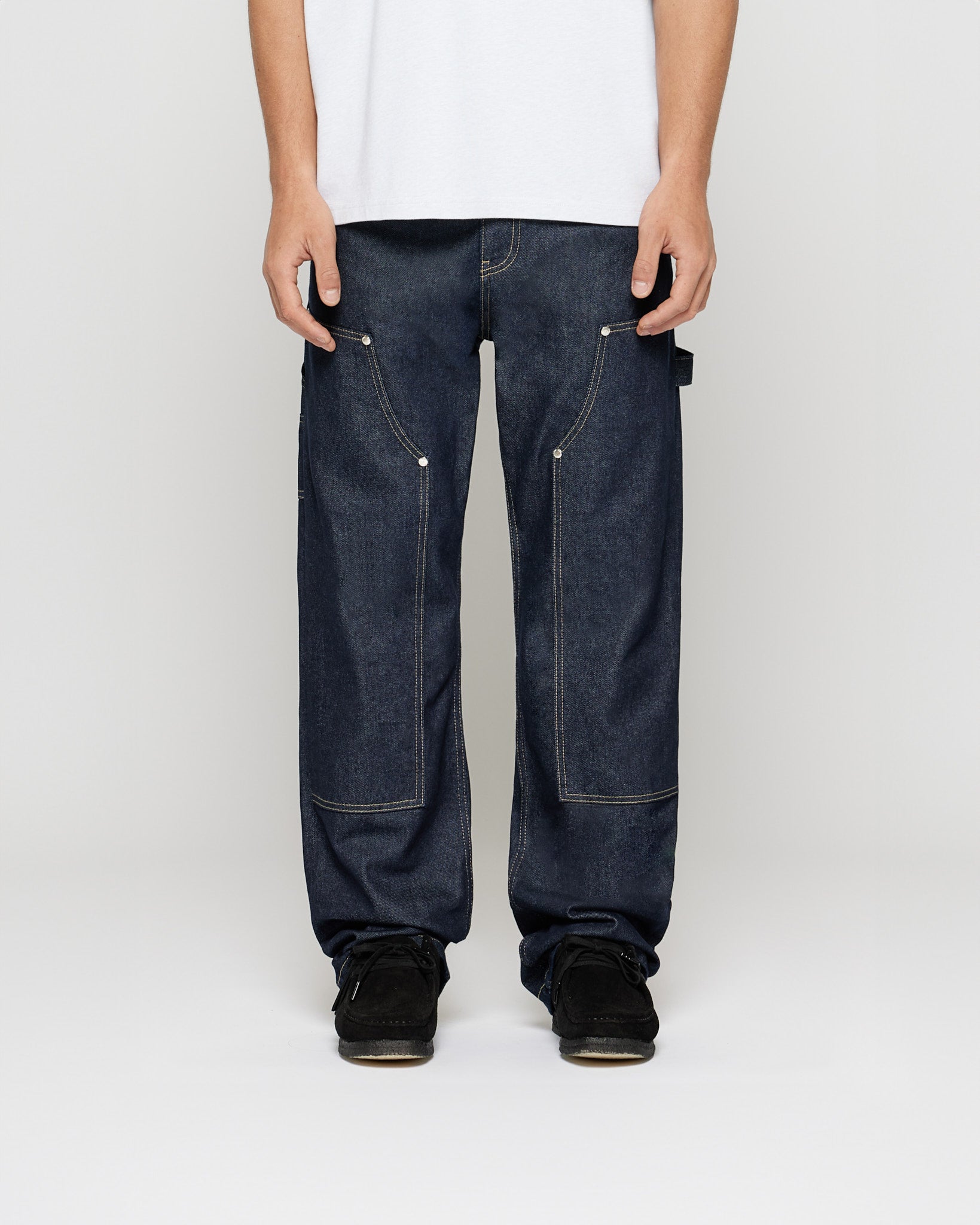 eightyfive-bottoms-workwear-carpenter-jeans-raw-blue-baumwolle image 2