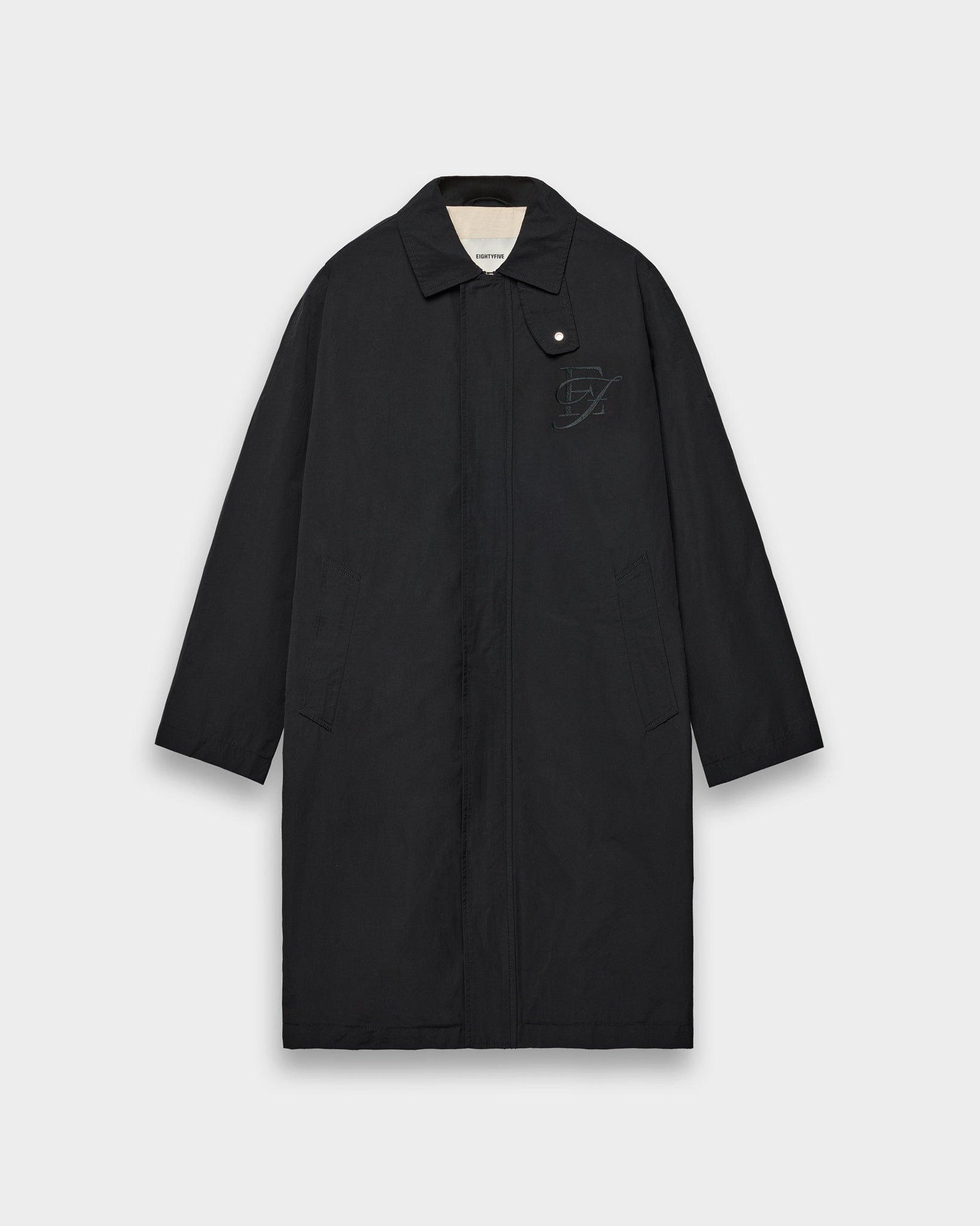 eightyfive-car-coat-mantel-schwarz-regular-fit image 1