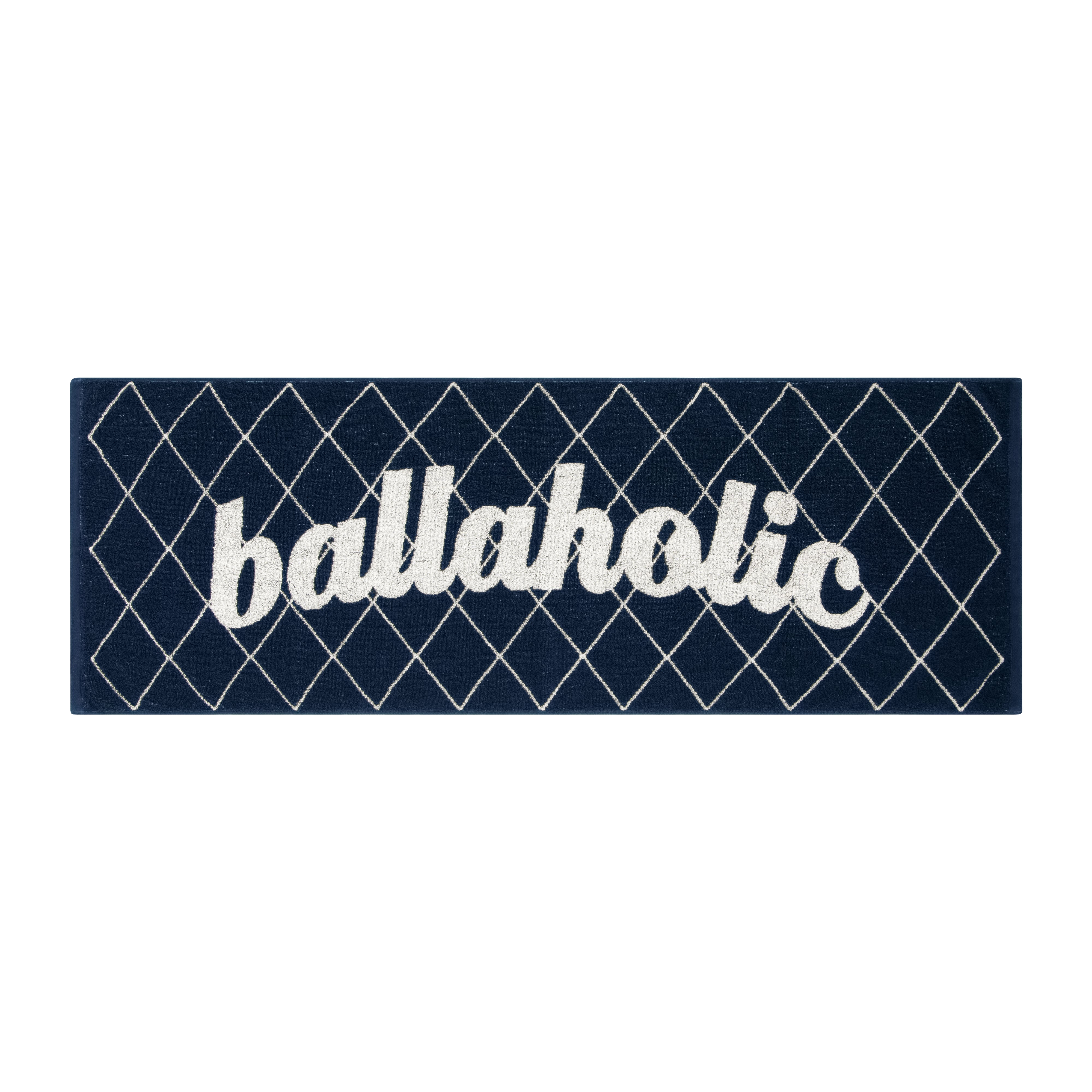 ballaholic-accessories-net-pattern-sporthandtuch-navy-white image 1