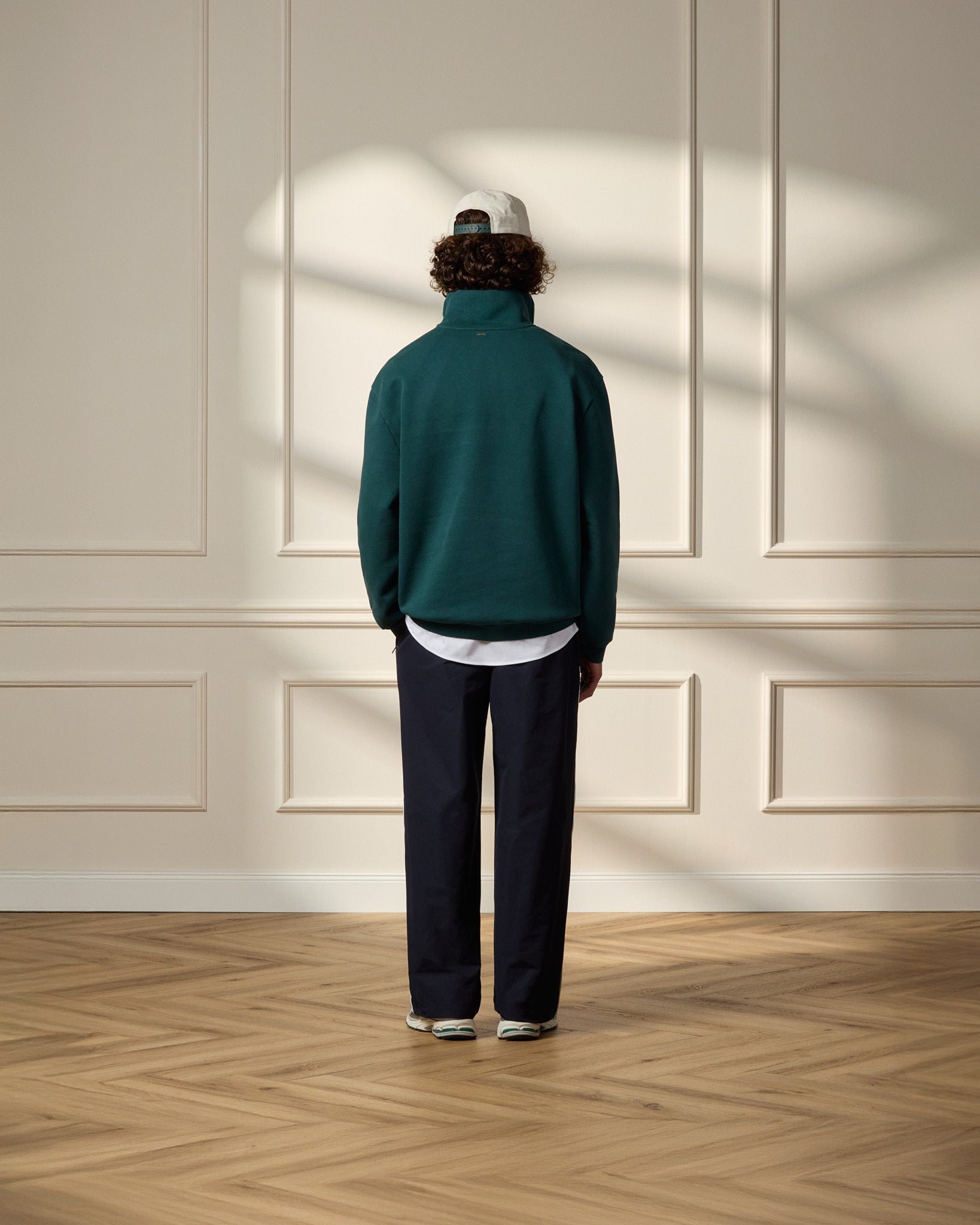 eightyfive-tops-quarter-zip-sweater-pine-green-baumwolle image 5