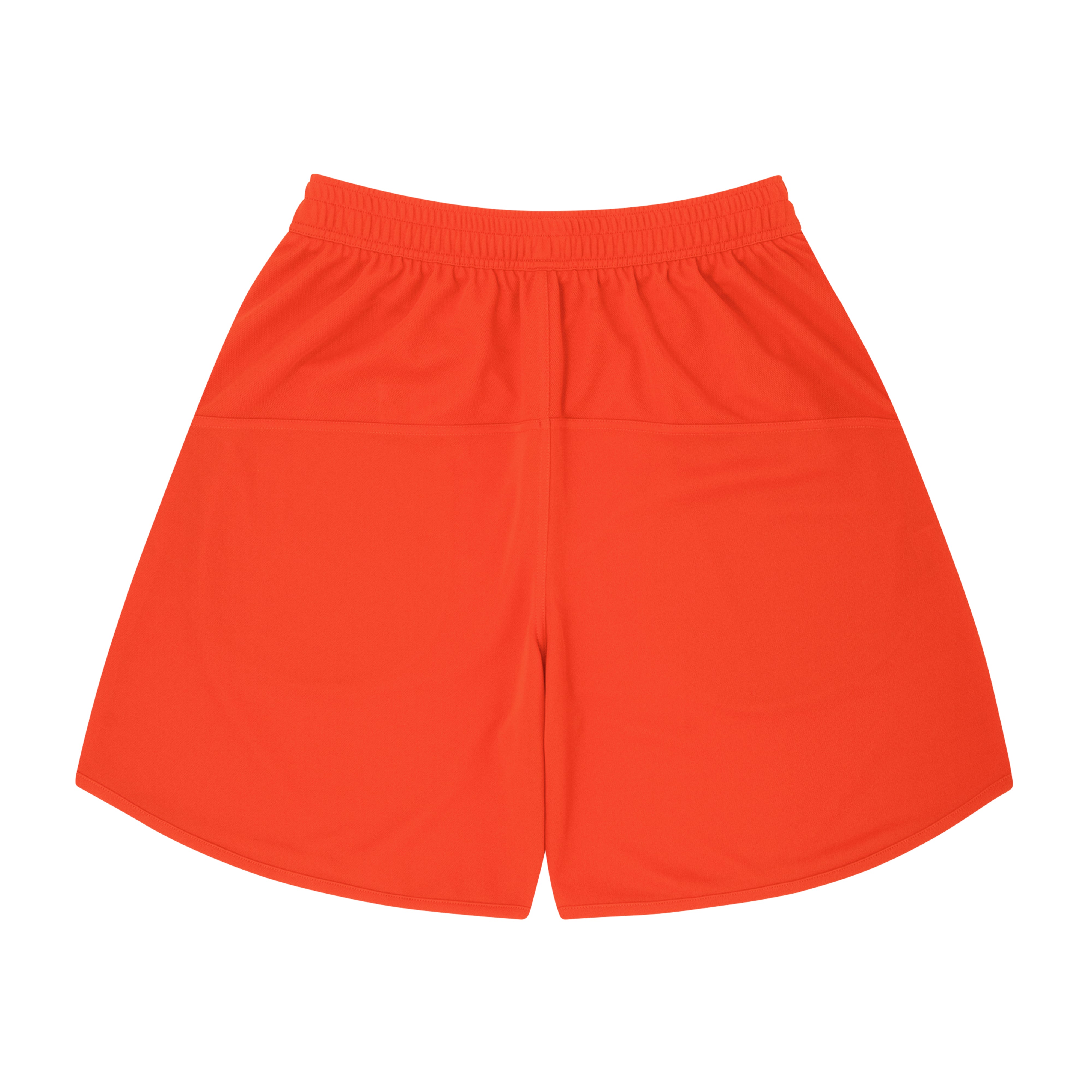 ballaholic-parks-leaf-zip-shorts-basketballshorts-orange-rot-print image 2