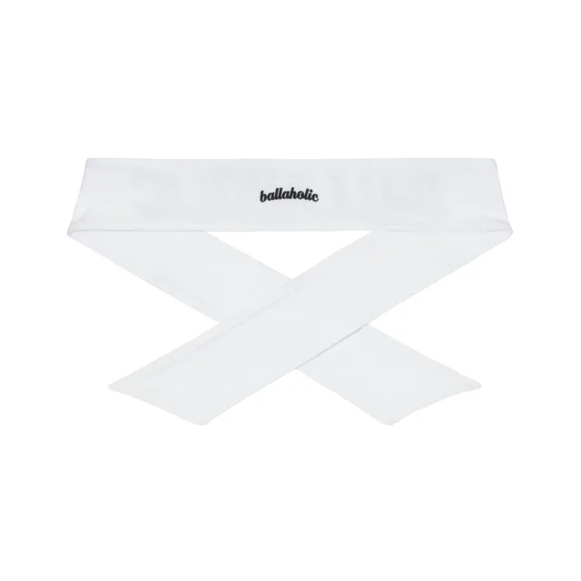 ballaholic-logo-head-tie-stirnband-weiss-logo-print image 1