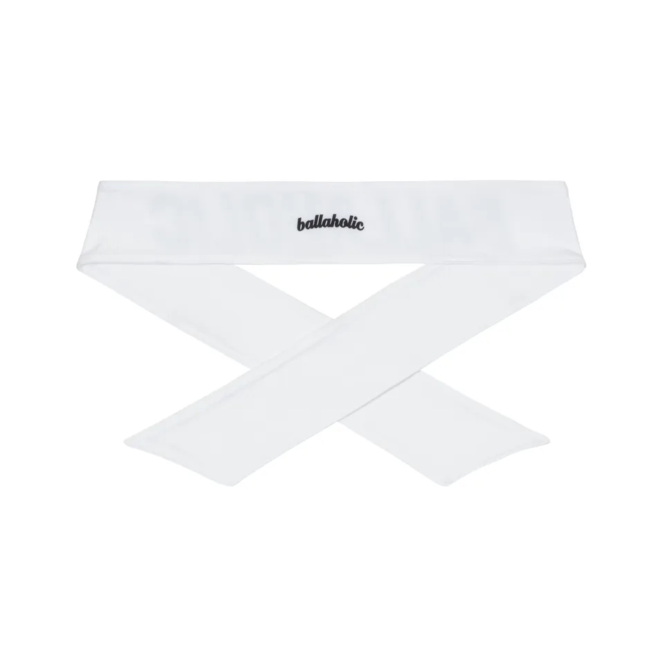 ballaholic-logo-head-tie-stirnband-weiss-logo-print image 1