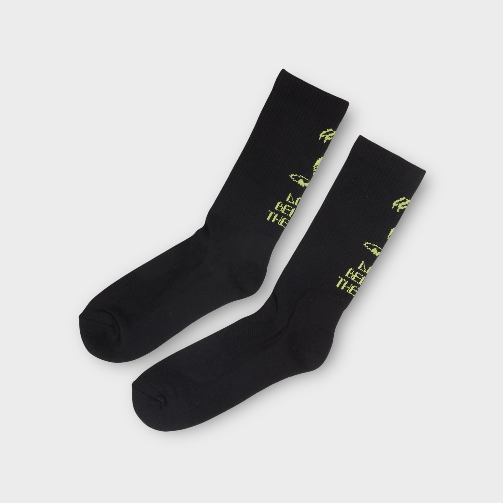 le-fix-dbth-tennissocken-socken-schwarz-neon-grafik image 1