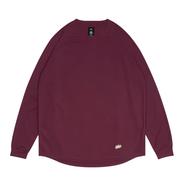 ballaholic-blhlc-cool-long-tee-crimson-ivory image 1