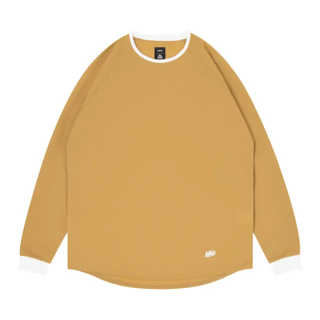 ballaholic-blhlc-cool-long-tee-longsleeve-cinnamon-white-print image 1