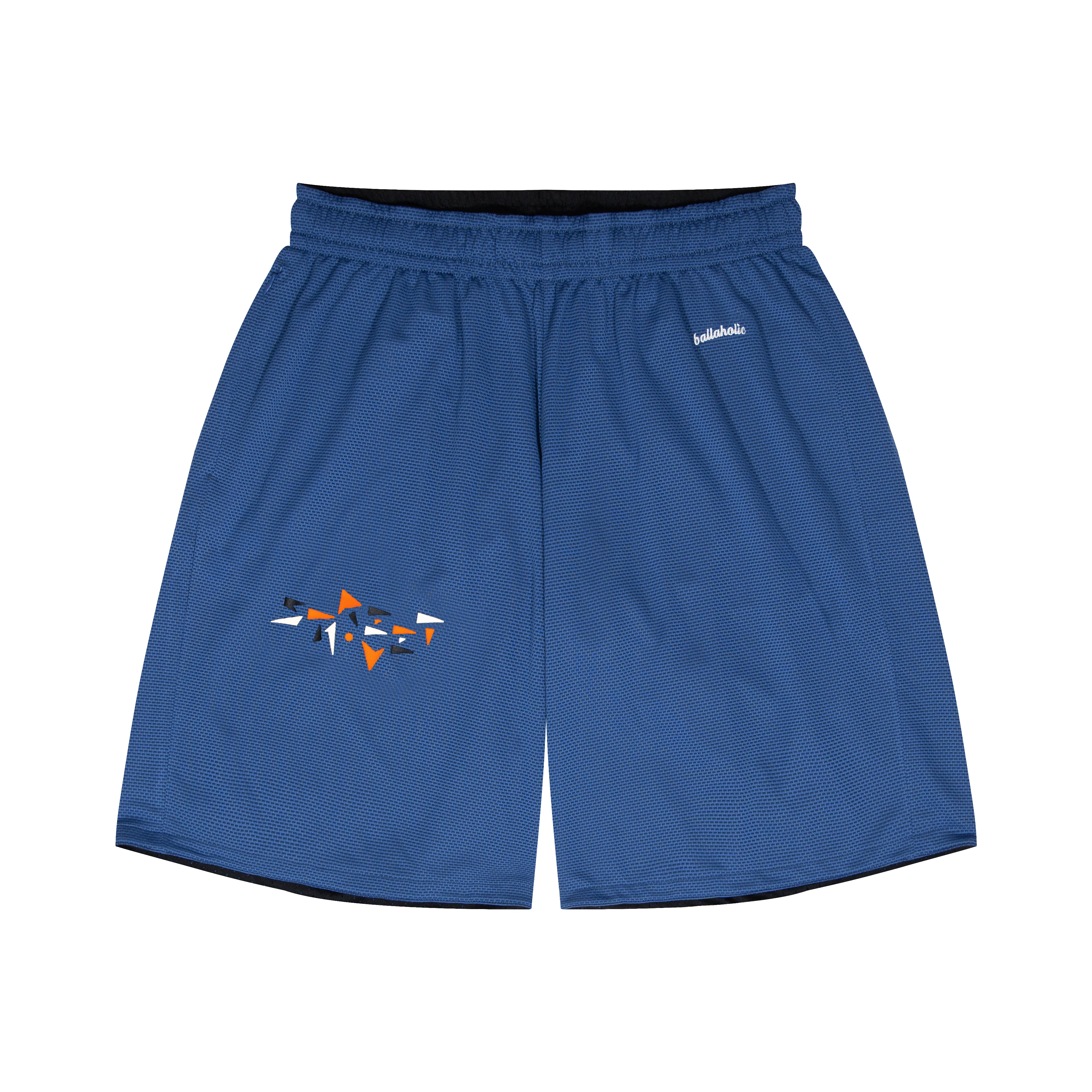ballaholic-shorts-college-streetmove-mesh-zip-shorts-schwarz image 2