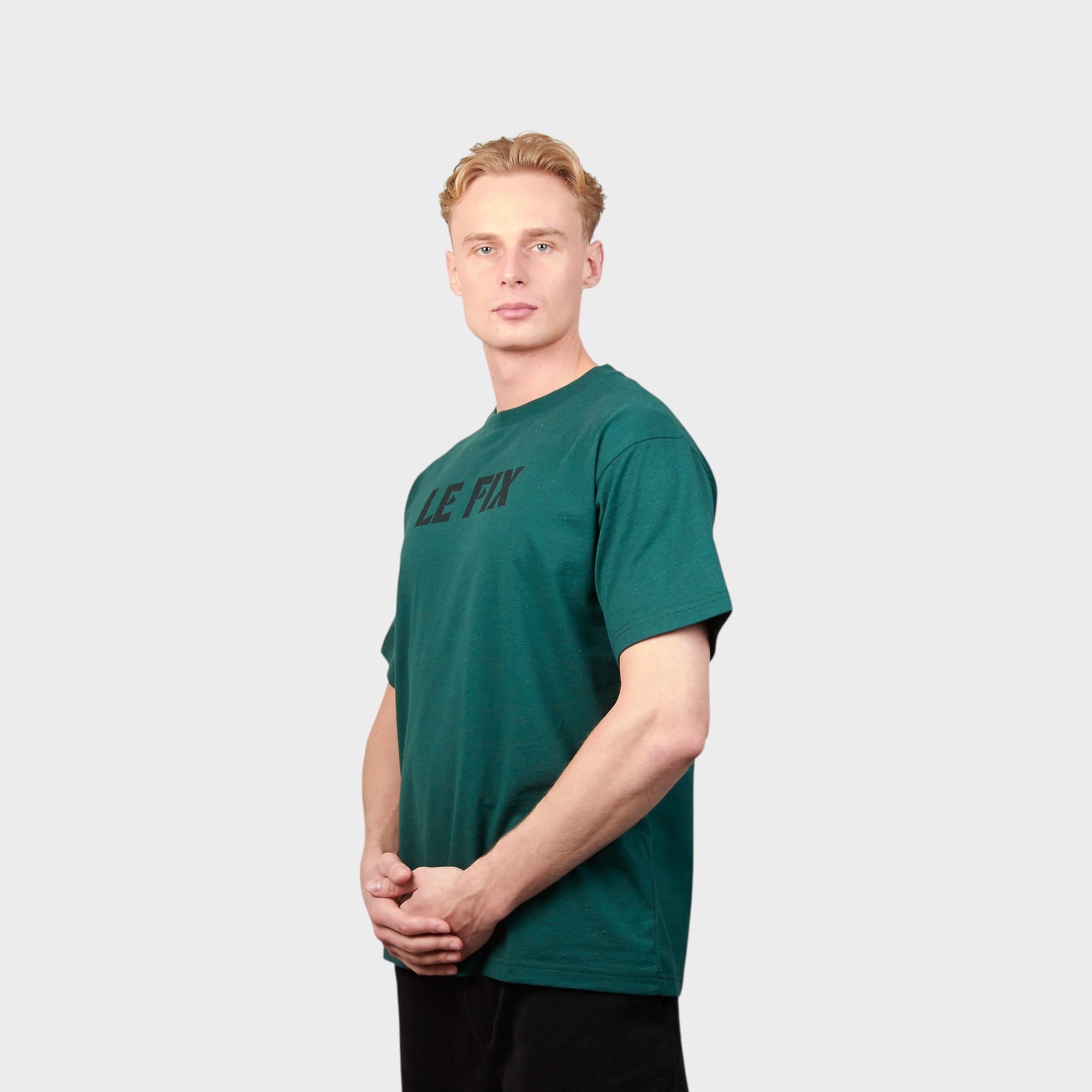 le-fix-loop-t-shirt-gr-n-baumwolle-regular-fit image 3