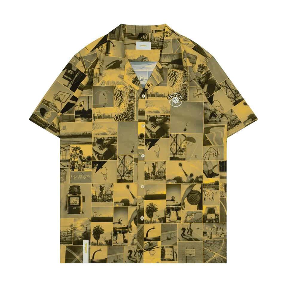 ballaholic-asphalt-chronicles-contact-shirt-t-shirt-gelb-fotoprint image 1