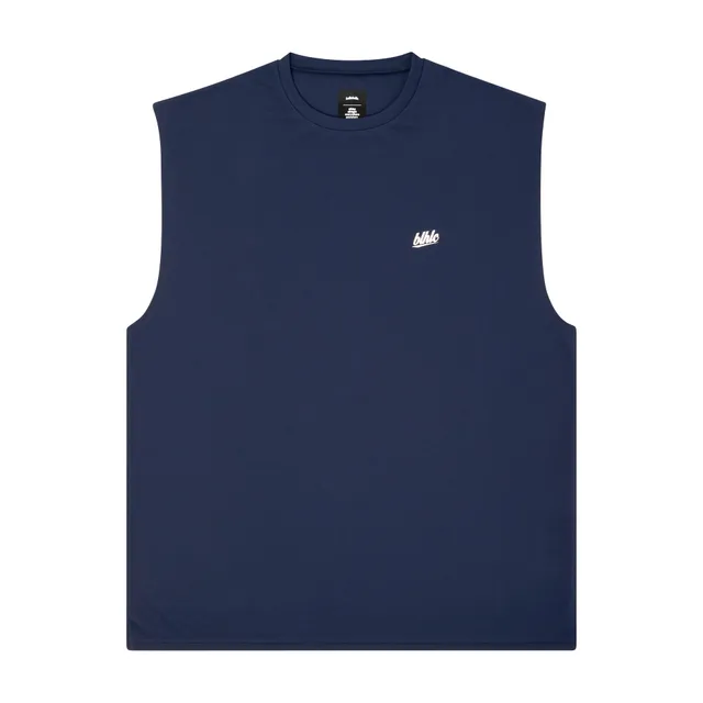 ballaholic-blhlc-no-sleeve-tops-navy-tank-top image 1