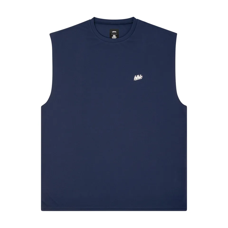 ballaholic-blhlc-no-sleeve-tops-navy-tank-top image 1