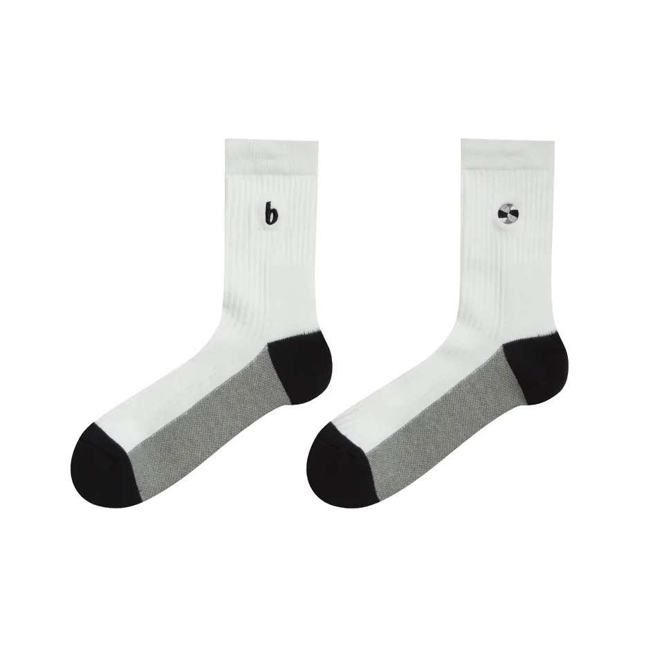 ballaholic-socks-b-ball-mid-crew-socken-white-basketball image 1