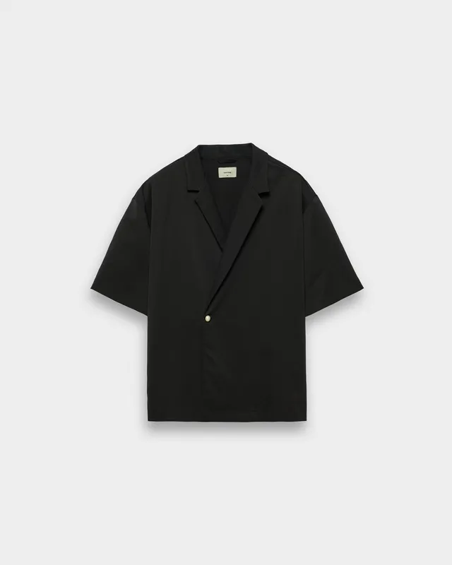 eightyfive-double-breasted-twill-shirt-black-perlenknopf image 1
