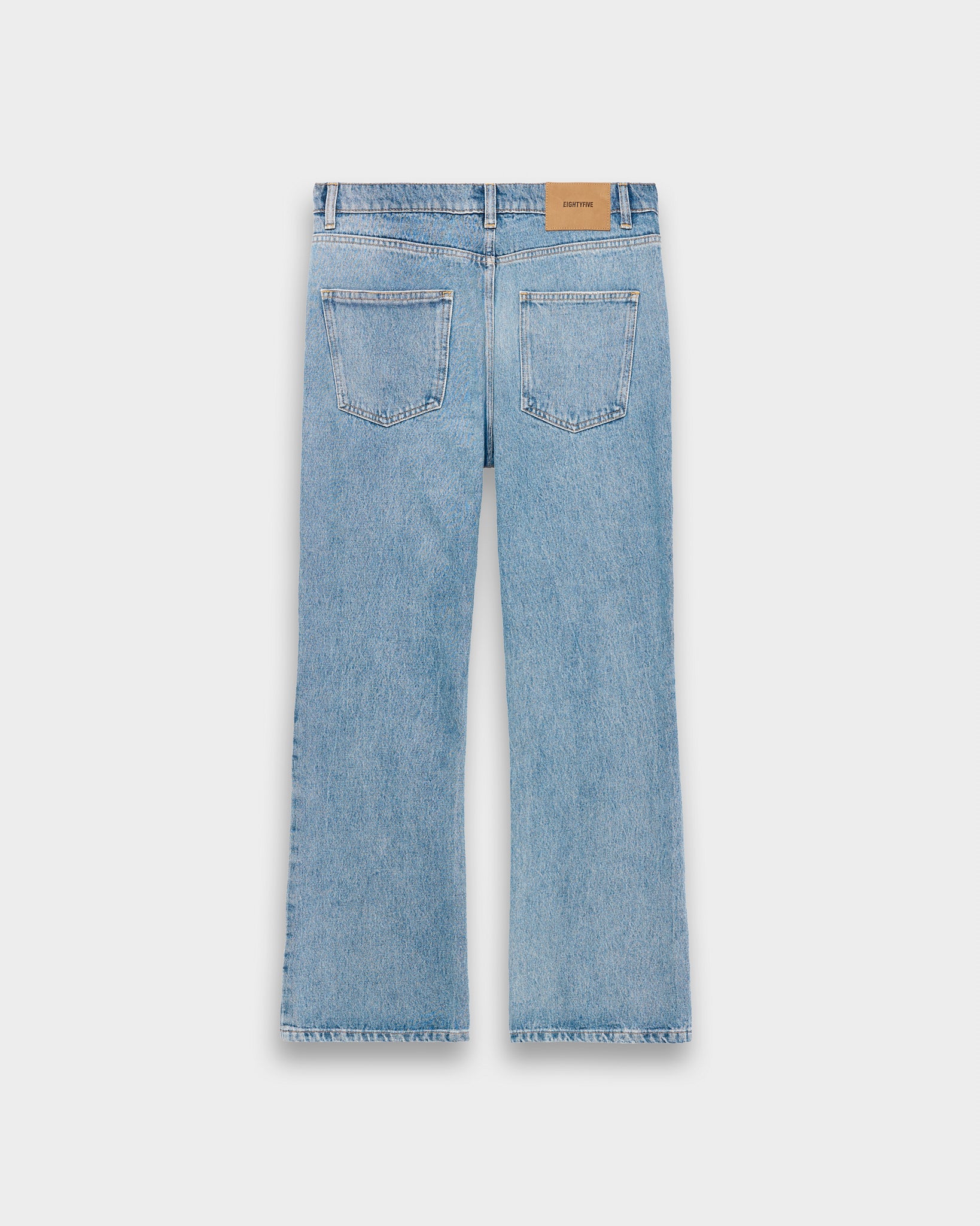 eightyfive-bottoms-flared-denim-jeans-baby-blue-100-baumwolle image 2