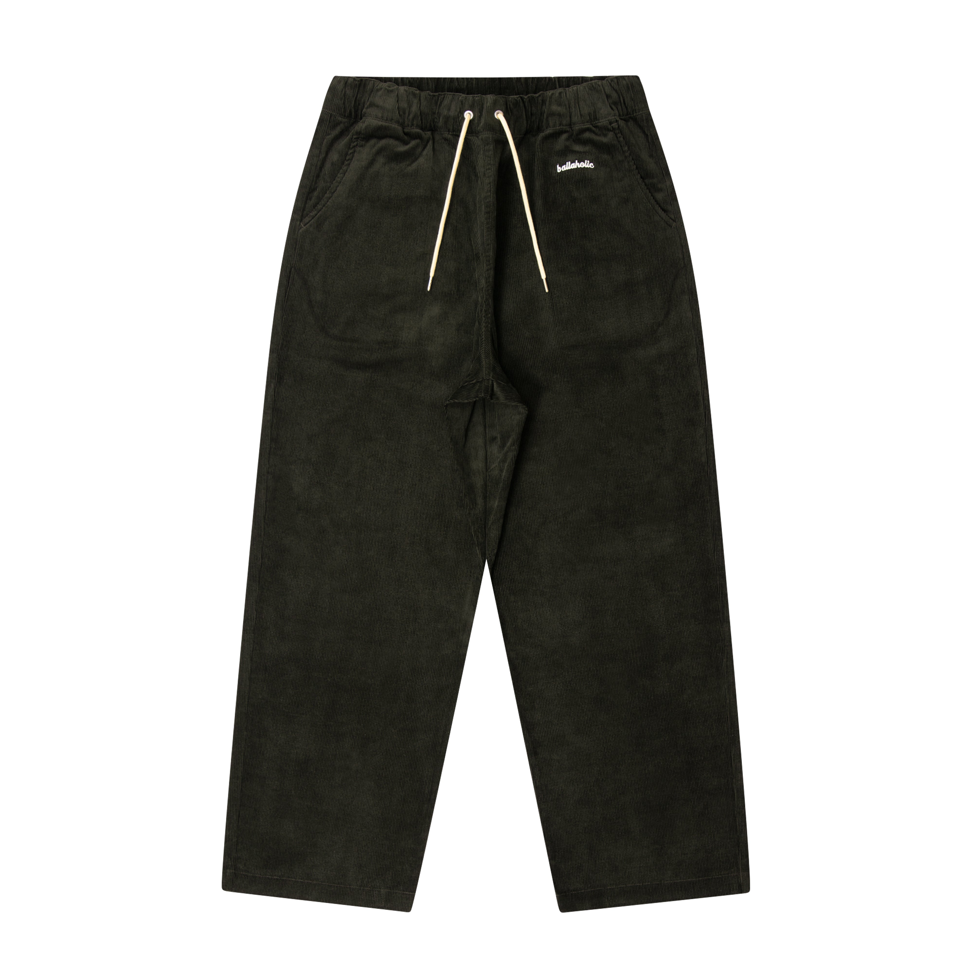 ballaholic-logo-corduroy-pants-hose-dunkelgr-n image 1