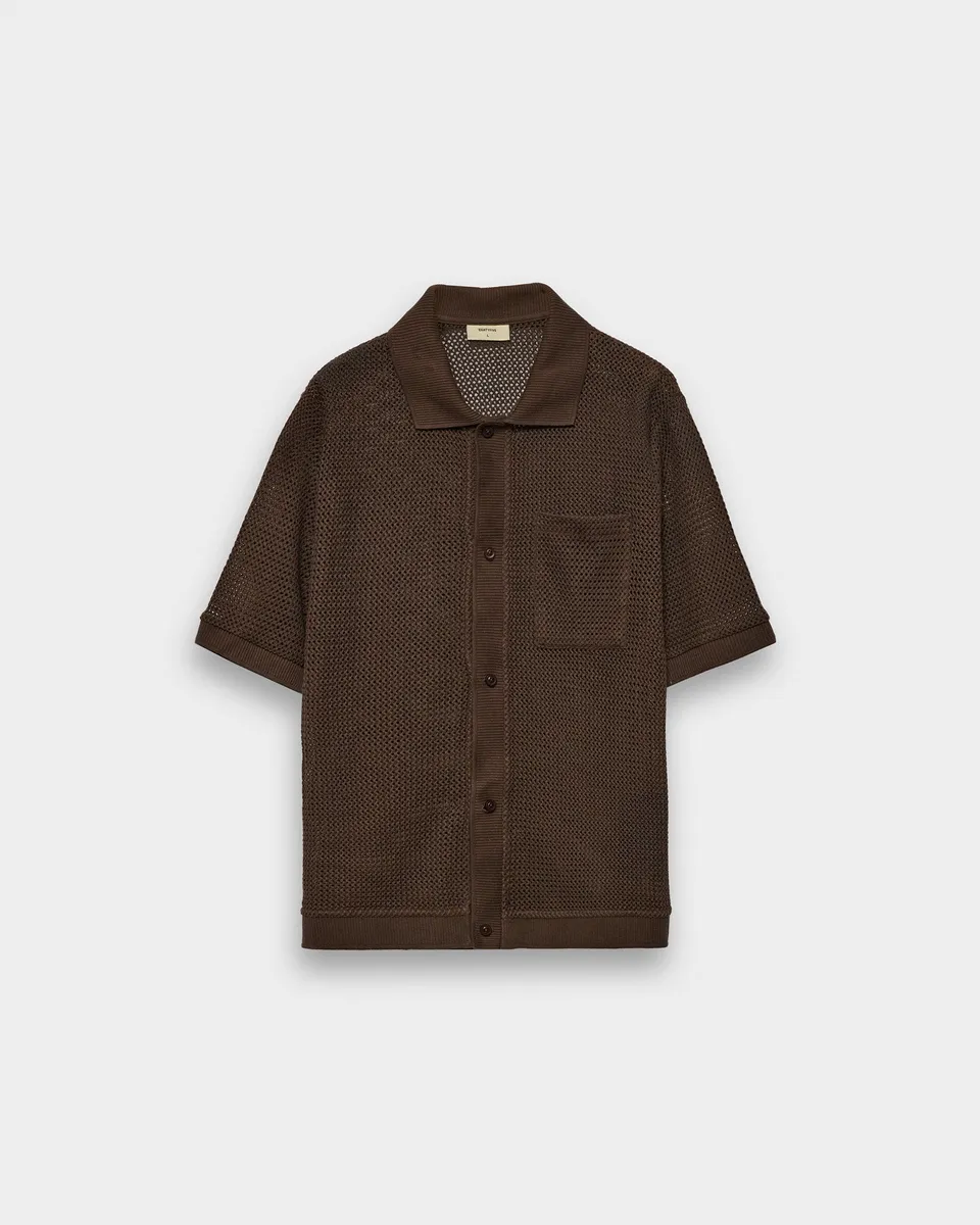 eightyfive-crochet-shirt-brown-regular-fit-baumwolle image 1