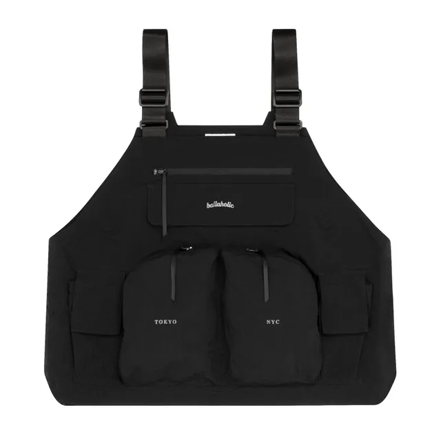 ballaholic-tops-w-face-weste-schwarz-mit-reflektorprint image 1