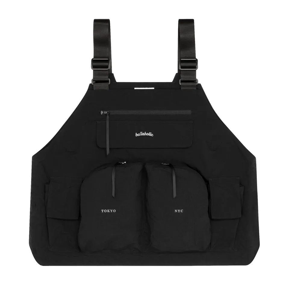 ballaholic-tops-w-face-weste-schwarz-mit-reflektorprint image 1