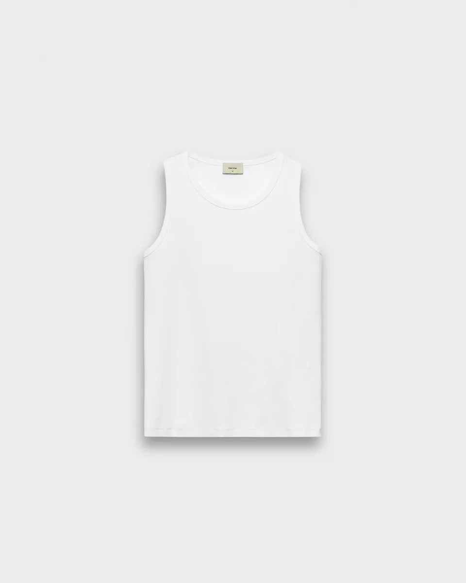eightyfive-tops-signature-tanktop-white-slim-fit-baumwolle image 1