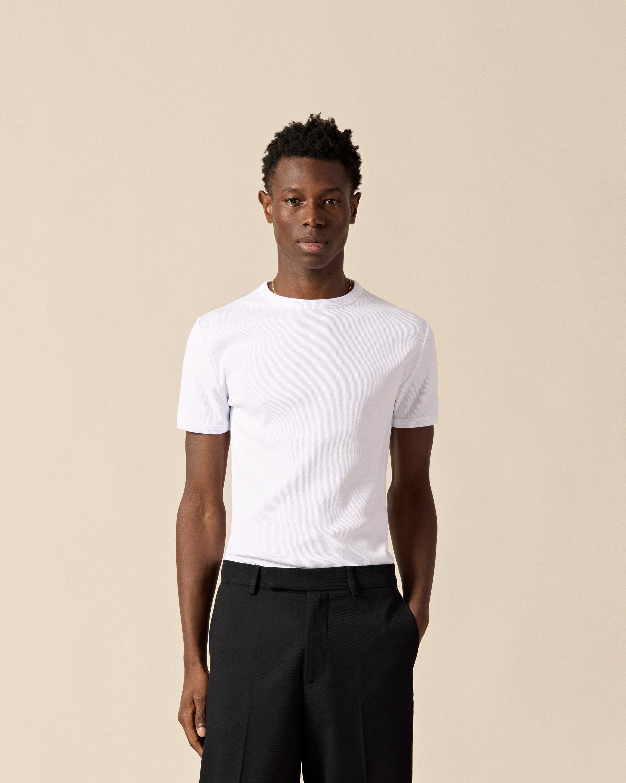 eightyfive-signature-slim-fit-t-shirt-wei-baumwolle image 3