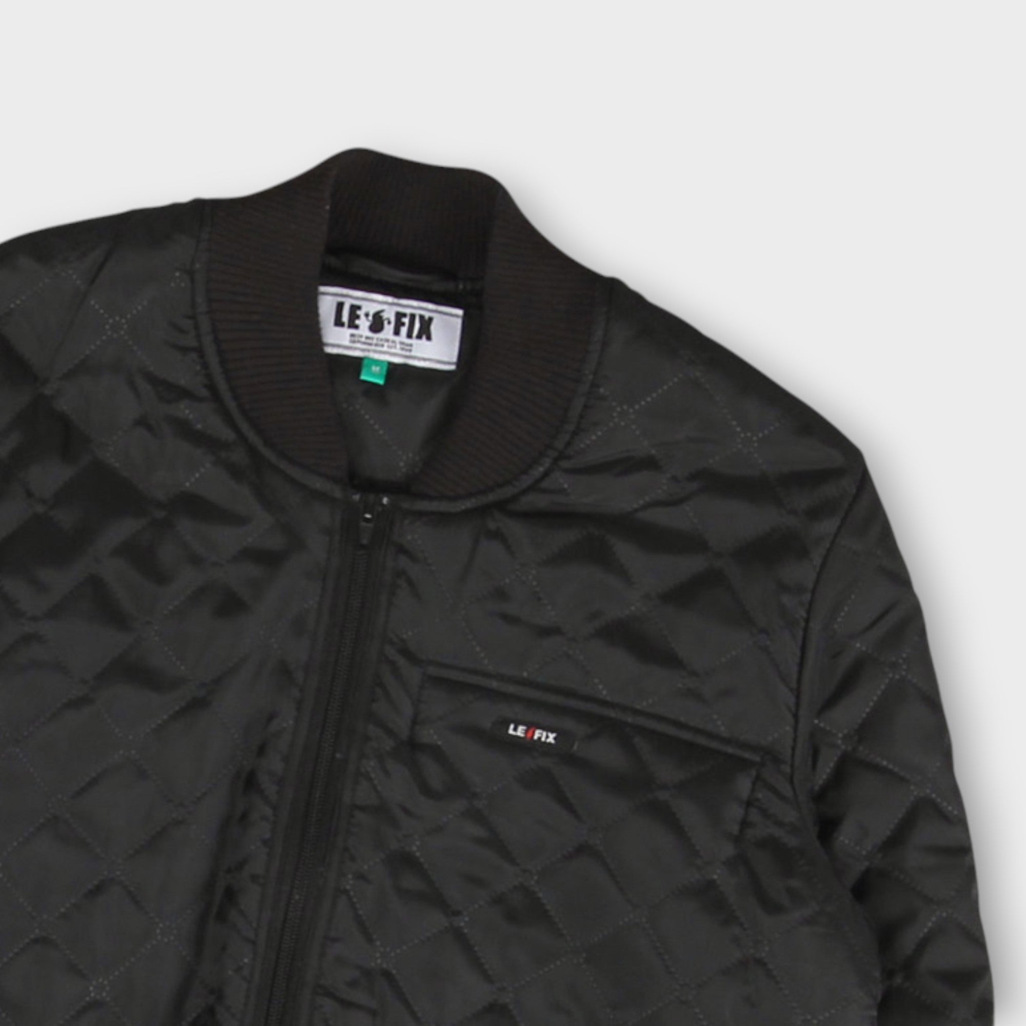 le-fix-termojacke-jacke-schwarz-steppjacke-slim-fit image 3
