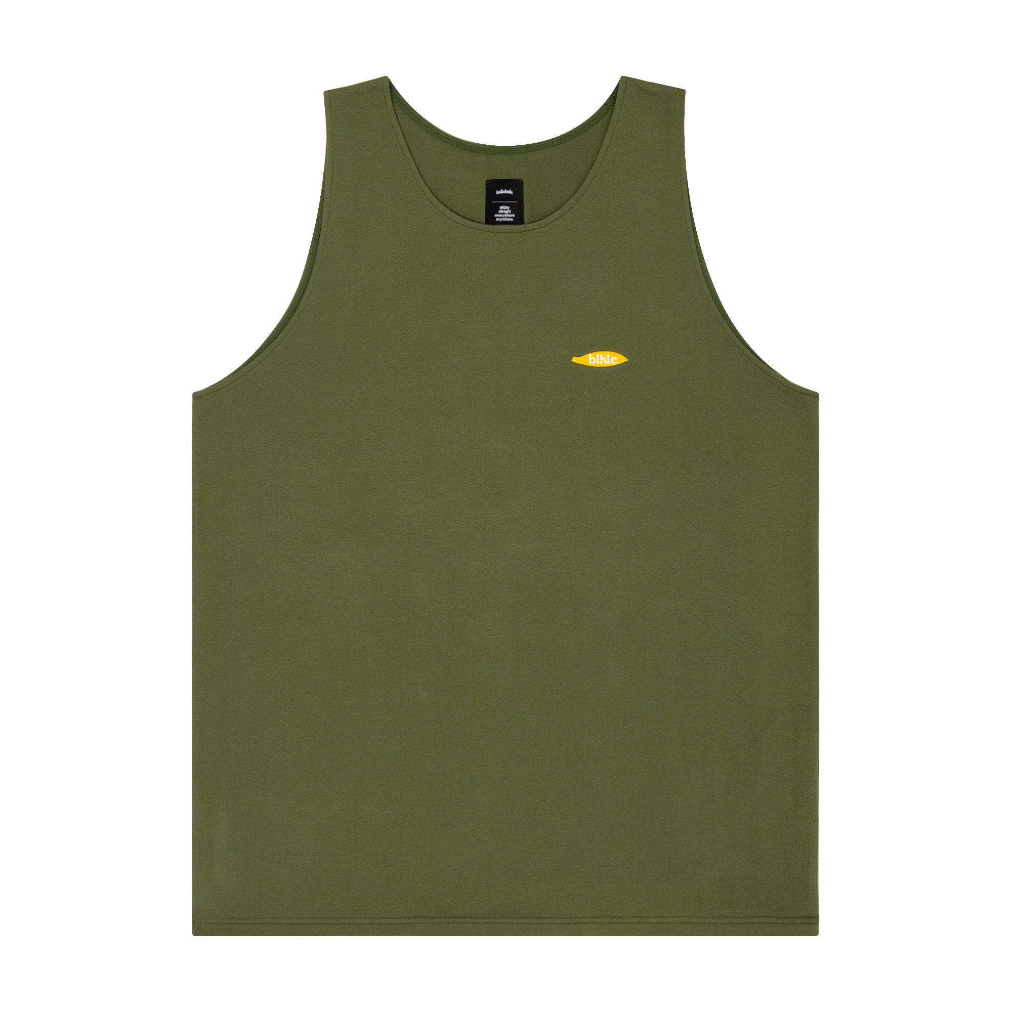 ballaholic-tanks-ball-panel-cotton-tank-top-leaf-green image 1