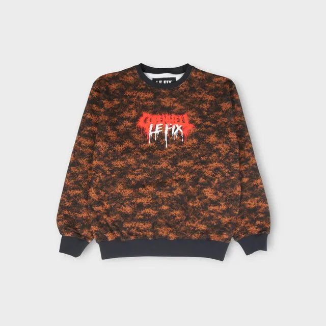 le-fix-x-copenhell-crewneck-camo-sweatshirt-limitiert image 1