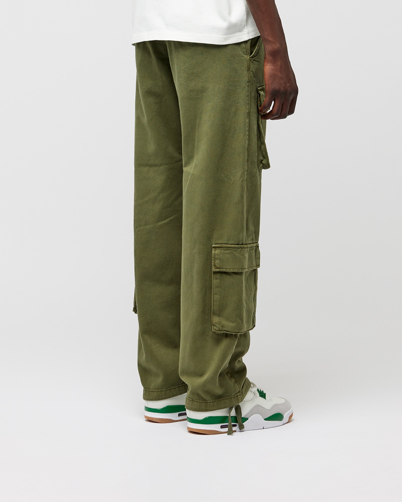 eightyfive-front-pockets-baggy-cargo-pants-cargohose-olive image 4